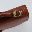 LOUIS VUITTON Epi Monceau 28 Hand Bag Brown M52123 LV Auth bs30558-18