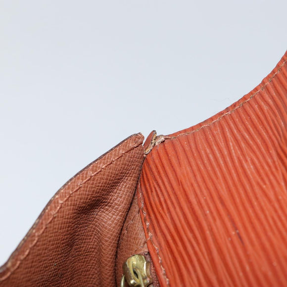 LOUIS VUITTON Epi Monceau 28 Hand Bag Brown M52123 LV Auth bs30558