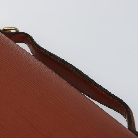 LOUIS VUITTON Epi Monceau 28 Hand Bag Brown M52123 LV Auth bs30558