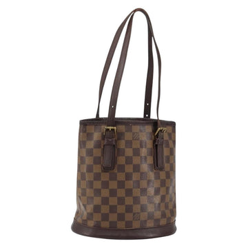 LOUIS VUITTON Damier Ebene Marais Shoulder Bag N42240 LV Auth bs30560