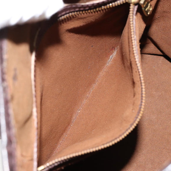 LOUIS VUITTON Damier Ebene Marais Shoulder Bag N42240 LV Auth bs30560