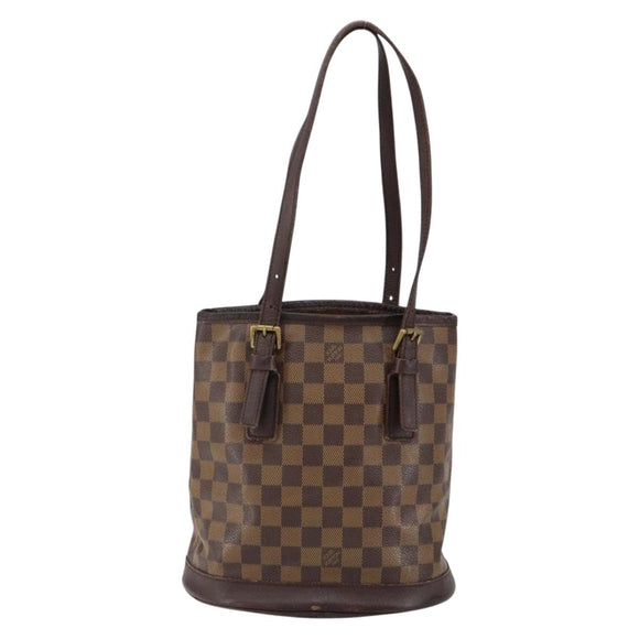 LOUIS VUITTON Damier Ebene Marais Shoulder Bag N42240 LV Auth bs30560