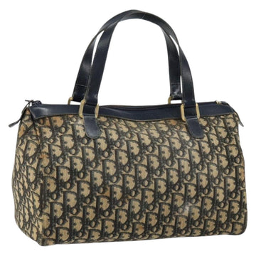 Christian Dior Trotter Canvas Boston Bag Navy Auth bs30562