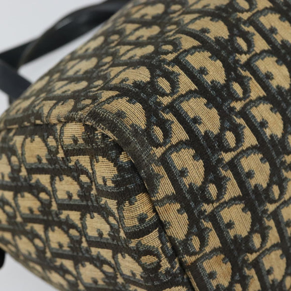 Christian Dior Trotter Canvas Boston Bag Navy Auth bs30562