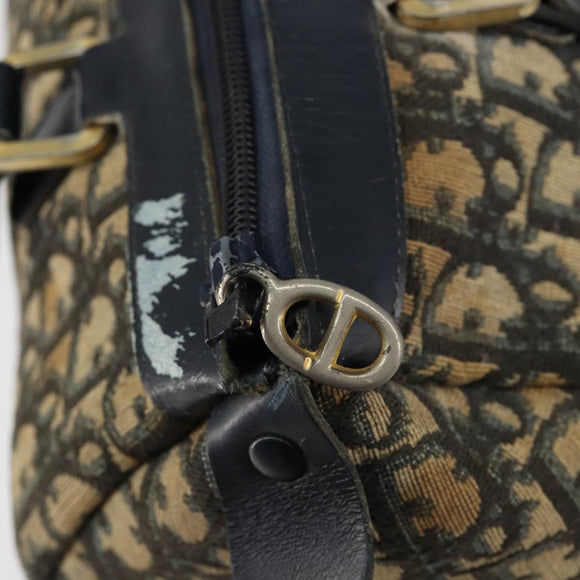 Christian Dior Trotter Canvas Boston Tasche Navy Auth bs30562