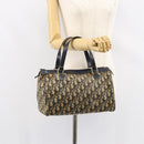 Christian Dior Trotter Canvas Boston Bag Navy Auth bs30562-21