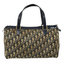 Christian Dior Trotter Canvas Boston Bag Navy Auth bs30562-2