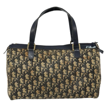 Christian Dior Trotter Canvas Boston Bag Navy Auth bs30562 - 0