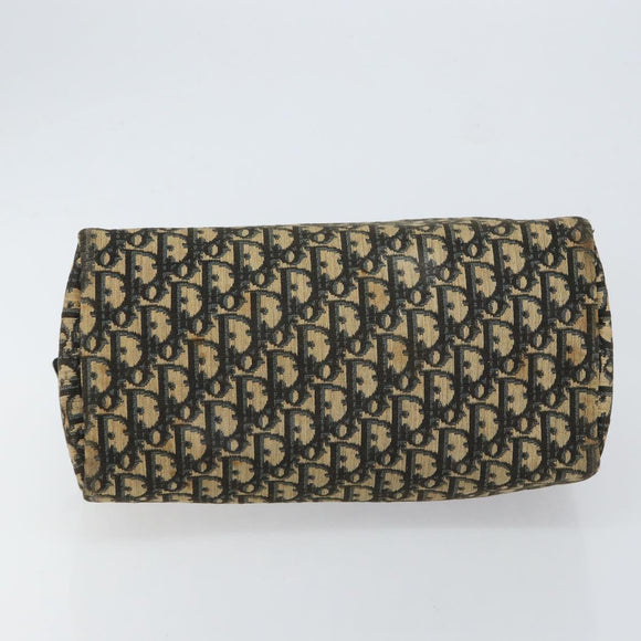 Christian Dior Trotter Canvas Boston Bag Navy Auth bs30562