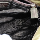 PRADA Shoulder Bag Leather Beige Auth bs30564-17