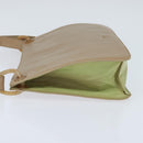 PRADA Shoulder Bag Leather Beige Auth bs30564-4