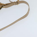 PRADA Shoulder Bag Leather Beige Auth bs30564-7