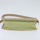 PRADA Shoulder Bag Leather Beige Auth bs30564-9