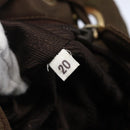 PRADA Tassel Shoulder Bag Nylon Khaki Gold Auth bs30567-20
