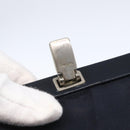 PRADA Tote Bag Nylon Navy Silver Auth bs30571-15