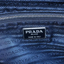 PRADA Tote Bag Nylon Navy Silver Auth bs30571-16