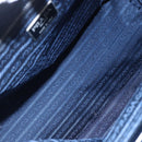 PRADA Tote Bag Nylon Navy Silver Auth bs30571-18