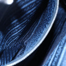 PRADA Tote Bag Nylon Navy Silver Auth bs30571-21