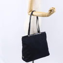 PRADA Tote Bag Nylon Navy Silver Auth bs30571-24