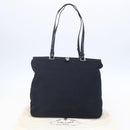 PRADA Tote Bag Nylon Navy Silver Auth bs30571-25