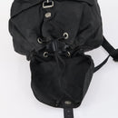 PRADA Backpack Nylon Black Silver Auth bs30573-17
