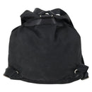 PRADA Backpack Nylon Black Silver Auth bs30573-3