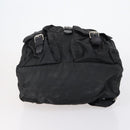 PRADA Backpack Nylon Black Silver Auth bs30573-9