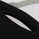 CHANEL Hip bag Shoulder Bag cotton 2way Black CC Auth bs30575-15