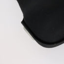 CHANEL Hip bag Shoulder Bag cotton 2way Black CC Auth bs30575-17