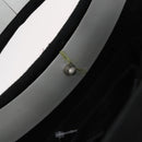 CHANEL Hip bag Shoulder Bag cotton 2way Black CC Auth bs30575-9