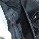 CHANEL Hip bag Shoulder Bag cotton 2way Black CC Auth bs30575-23