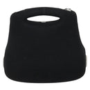 CHANEL Hip bag Shoulder Bag cotton 2way Black CC Auth bs30575-2