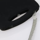 CHANEL Hip bag Shoulder Bag cotton 2way Black CC Auth bs30575-6