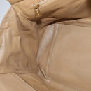 CHANEL Matelasse COCO Mark Chain Tote Bag Caviar Skin Beige Gold CC Auth bs30576-21