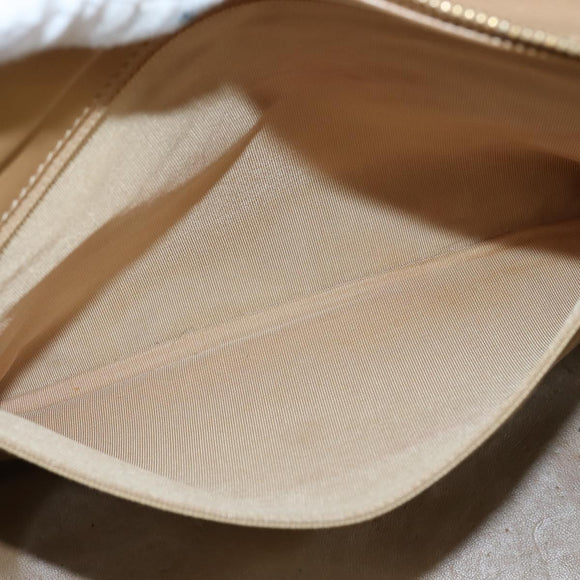 CHANEL Matelasse COCO Mark Chain Tote Bag Caviar Skin Beige Gold CC Auth bs30576