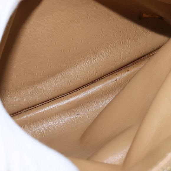 CHANEL Matelasse COCO Mark Chain Tote Bag Caviar Skin Beige Gold CC Auth bs30576