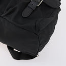 PRADA Backpack Nylon Black Silver Auth bs30578-15