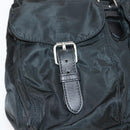 PRADA Backpack Nylon Black Silver Auth bs30578-24