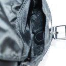 PRADA Backpack Nylon Black Silver Auth bs30578-25