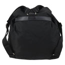 PRADA Backpack Nylon Black Silver Auth bs30578-2
