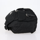 PRADA Backpack Nylon Black Silver Auth bs30578-4