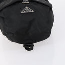 PRADA Backpack Nylon Black Silver Auth bs30578-6