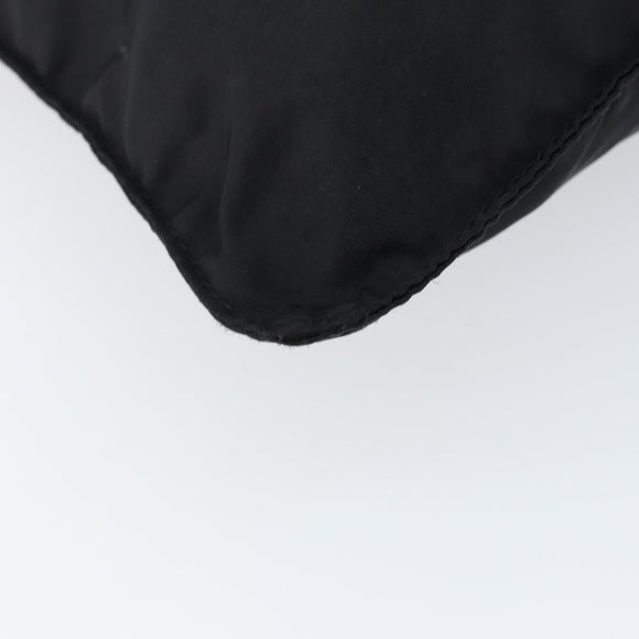 PRADA Shoulder Bag Nylon Black Silver Auth bs30579