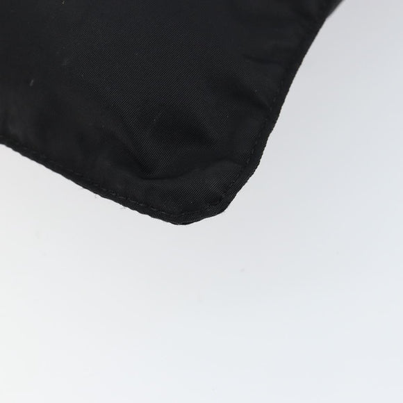 PRADA Shoulder Bag Nylon Black Silver Auth bs30579