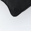 PRADA Shoulder Bag Nylon Black Silver Auth bs30579-16