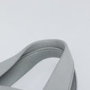 PRADA Small Tote Bag Punching leather Gray Gold Auth bs30580-8