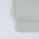 Salvatore Ferragamo Gancini Hand Bag Leather 2way White Silver Auth bs30581-17