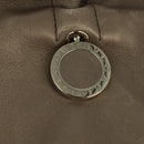 BVLGARI Tote Bag Leather Champagne Gold Auth bs30583-17