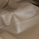 BVLGARI Tote Bag Leather Champagne Gold Auth bs30583-22