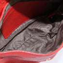 Chloe Lily Shoulder Bag Leather 2way Red Gold Auth bs30584-11